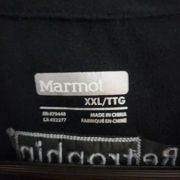 Mens Marmot Variant Vest Black Size XXL Brand Retrophin Logo Quilted Puffer 2XL - Picture 2 of 6